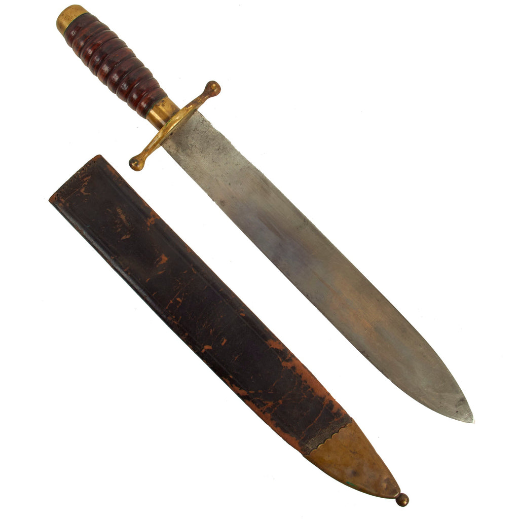 Original U.S. Civil War Model 1862 Federal Issue Hospital Corps Knife With Leather Scabbard by Collins & Co Original Items