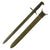 Original U.S. WWII Unissued M1942 Garand Rifle 16 inch Bayonet by PAL with M3 Scabbard - dated 1942 Original Items