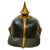 Original WWI Imperial German Prussian Complete M1895 Landwehr Reserve Infantry EM NCO Pickelhaube Spiked Helmet - Dated 1904 and Regiment Marked for Fusilier Regiment Queen Victoria of Sweden, 1st Pomeranian Infantry Nr. 34 Original Items