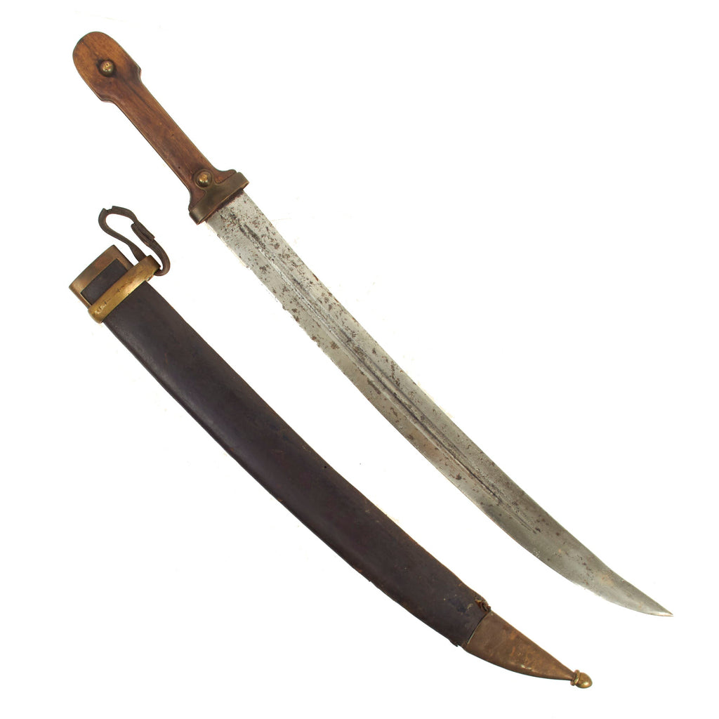 Original Imperial Russian WWI Service Used M1907 "Bebut" Artillery Kindjal Short Sword with Scabbard - dated 1911 Original Items