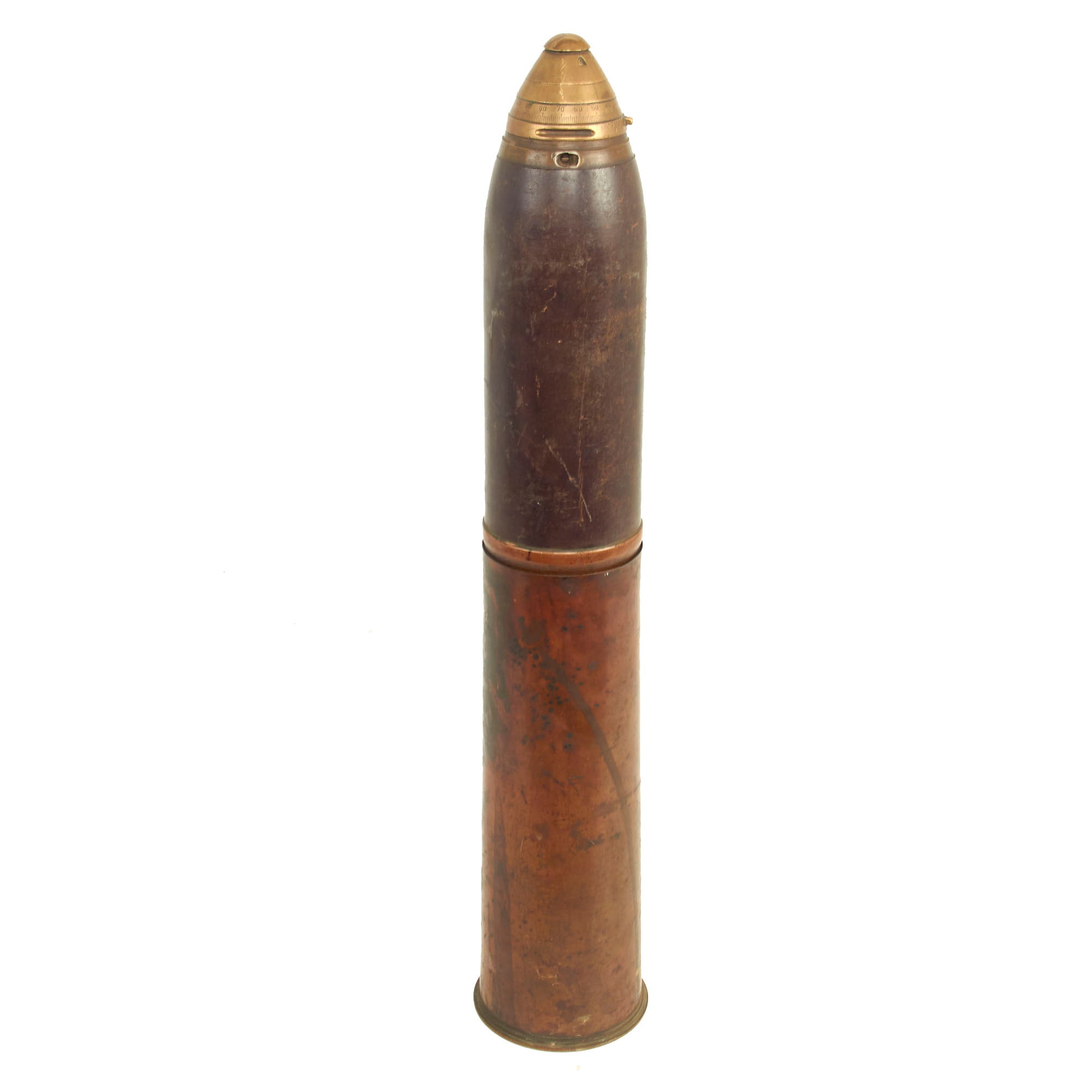 18 Pdr Shell Original British WWI Inert 84mm Artillery Shrapnel Round For The Ordna ...