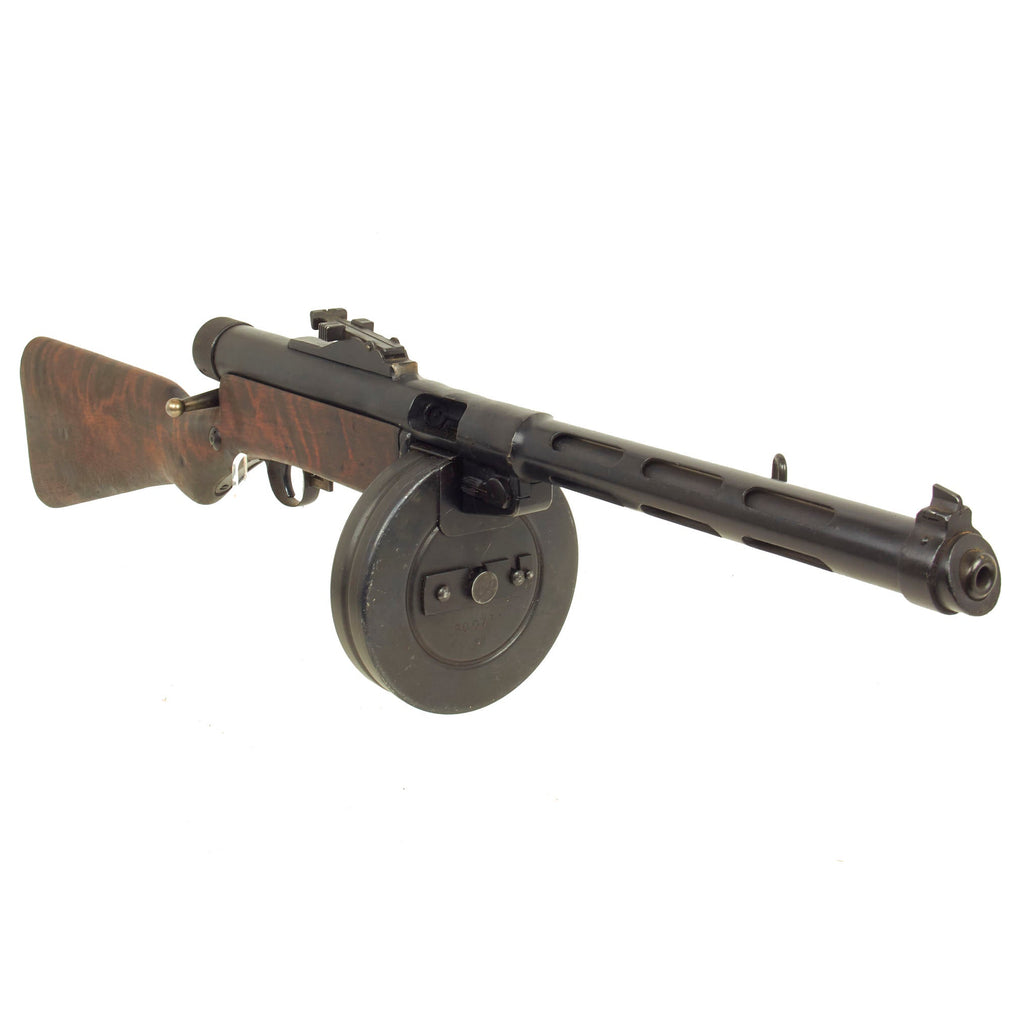 Original Finnish WWII Suomi KP/-31 M31 9mm Display SMG with Drum Magazine - Serial 41127 Original Items