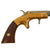 Original U.S. Frank Wesson 2nd Type Brass Frame Single Shot .22 Rimfire Tip Up Derringer Pistol - Serial 68 Original Items