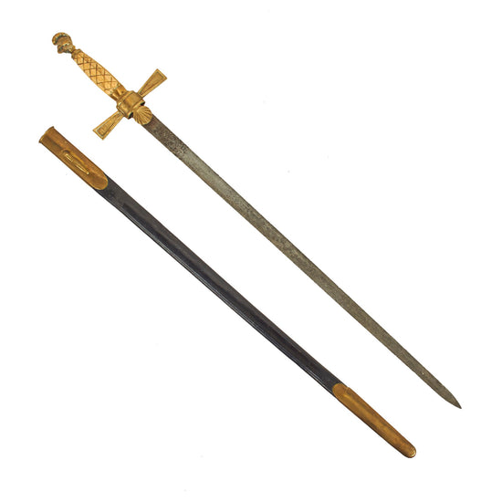 Original U.S. Civil War Era Model 1840 Militia NCO Sword and Scabbard Original Items