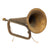 Original U.S. Civil War Regulation Large Brass Clarion Bugle in Bb with Mouthpiece Original Items