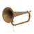 Original U.S. Civil War Regulation Large Brass Clarion Bugle in Bb with Mouthpiece Original Items