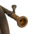 Original U.S. Civil War Regulation Large Brass Clarion Bugle in Bb with Mouthpiece Original Items