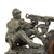 Original France WWI French Hotchkiss Gunner Art Nouveau Style Desk Clock Original Items