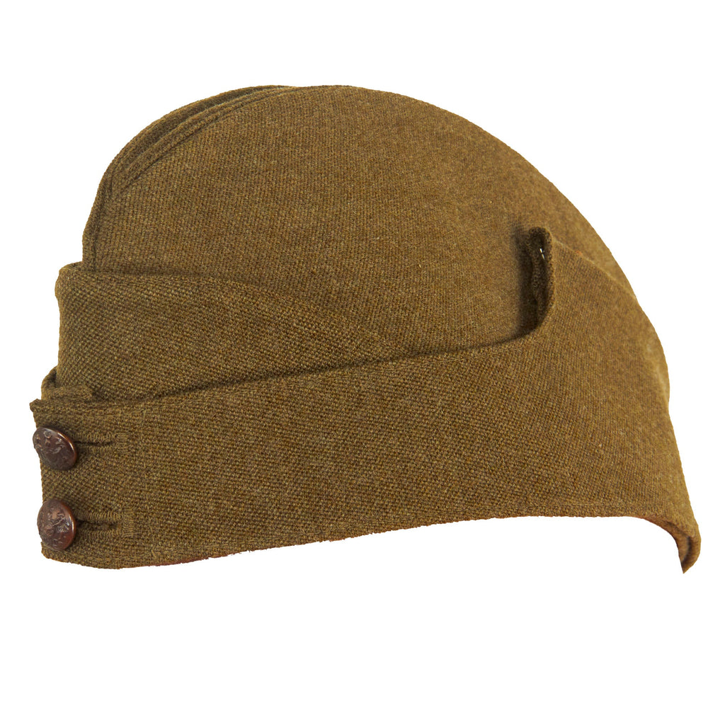 Original British WWII Field Service Cap In Unissued Mint Condition - Cap By “Army & Navy Stores Ltd. Westminster, S.W.I.” Original Items