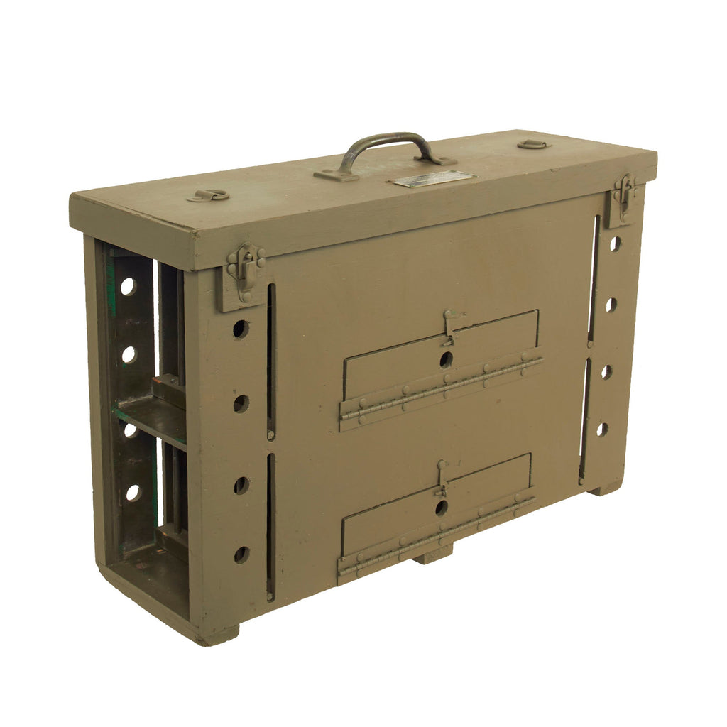 Original U.S. WWII Army Signal Corps 4-Bird Messenger Pigeon PG-51 Wooden Container Original Items