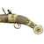 Original Ottoman Empire Caucasian Flintlock Pistol With Camel Bone & Embossed Silver Clad Stock - circa 1800 Original Items
