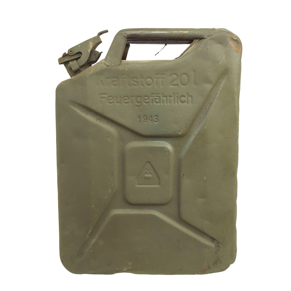 Original German WWII Wehrmacht 20 Liter Petrol Jerry Can by