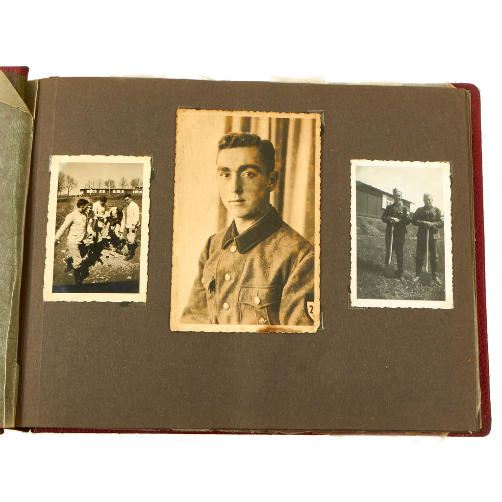 Original German WWII RAD through Heer Army Service Personal Photo Album - 105 Photos Original Items