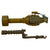 Original U.S. Korean War / Vietnam Inert MkII Pineapple Grenade Dummy in 1969 dated M1 Rifle Grenade Adapter with M7A2 Garand Launcher Original Items