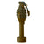 Original U.S. Korean War / Vietnam Inert MkII Pineapple Grenade Dummy in 1969 dated M1 Rifle Grenade Adapter with M7A2 Garand Launcher Original Items