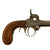 Original Victorian Era Belgian Pocket Percussion Pistol with Spring Loaded Bayonet - Circa 1840 Original Items