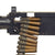 U.S. WWII M2 Browning .50 Caliber Steel Replica Non-Firing Display Machine Gun with Inert Ammo Original Items