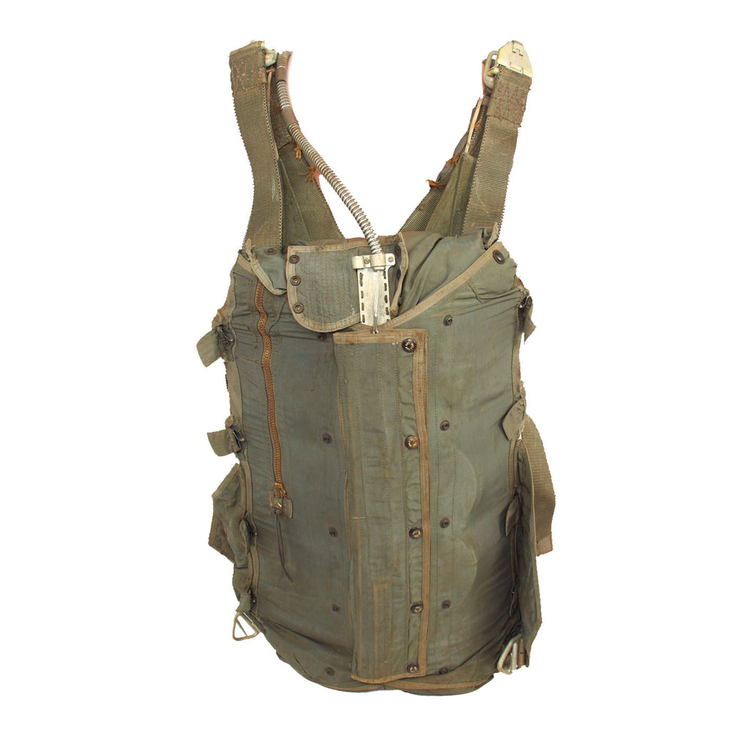 Original U.S. Vietnam War NB-8 Personnel Parachute Assembly With Canopy and Bag by Switlik - Dated 1960 Original Items