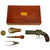 Original U.S. Cased Allen & Thurber 1837 Patent .31cal Percussion Pepperbox Revolver with Accessories - Matching Serial 381 Original Items
