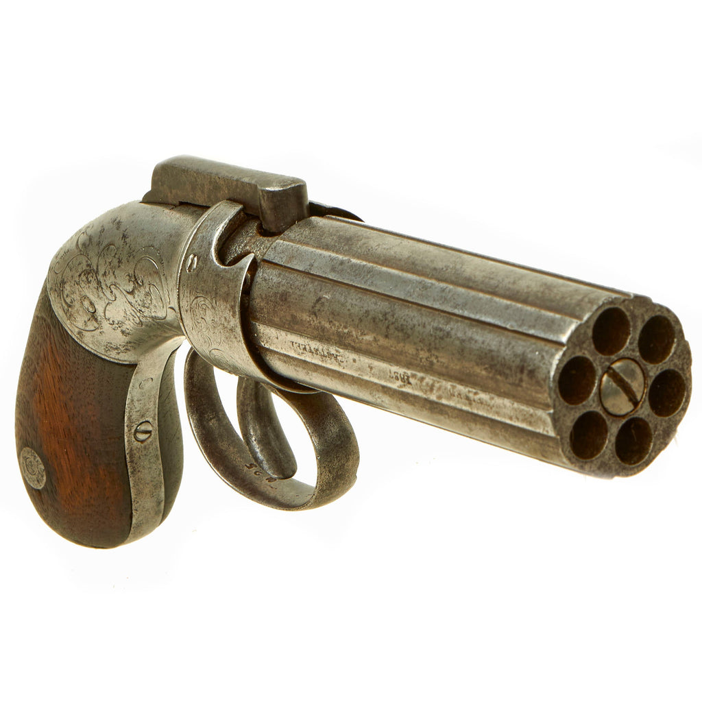 Original U.S. Allen & Thurber 1837 Patent .31cal Percussion Pepperbox Revolver - Serial 25 Original Items