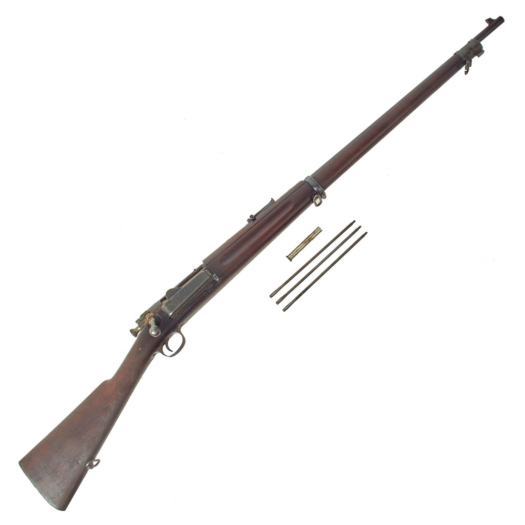 Original U.S. Springfield Model 1896 .30-40 Krag-Jørgensen Rifle Serial 84060 with Cleaning Rod & Oiler - Made in 1897 Original Items