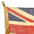 Original British WWII Royal Navy White Ensign Battle Flag - 73" x 36" Original Items