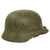 Original German WWII "Attic Find" M40 Single Decal Army Heer Helmet with 56cm Liner & Chinstrap - ET64 Original Items