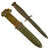 Original U.S. WWII M3 Guard Marked Fighting Knife by Camillus with M8 Scabbard Original Items