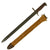 Original U.S. WWI M1905 Springfield Rifle 16" Bayonet by R.I.A. with M1910 Scabbard - dated 1918 Original Items