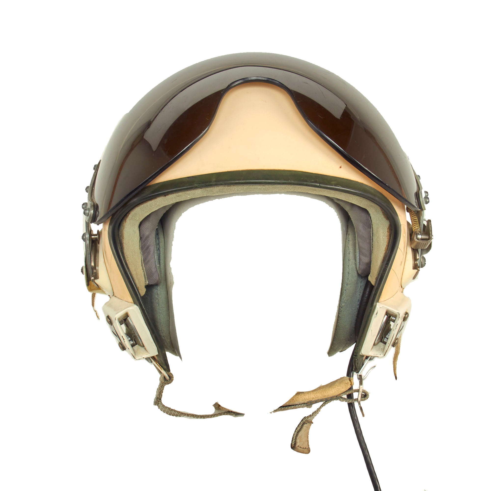 figterjet motorcycle helmet Original Soviet Cold War MiG-29 Fighter Jet Flying Helmet ZSh-5MKV2 wi – International Military Antiques