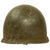 Original U.S. WWII PTO Medic Marked 1943 M1 McCord Front Seam Fixed Bale Helmet With CAPAC Liner Original Items