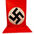 Original German WWII NSDAP Double Sided Large National Political Building Banner - 232" x 53" Original Items