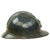 Original French WWI Issue Model 1915 Adrian Helmet in Horizon Blue with RF Badge and Early First Pattern Liner Original Items