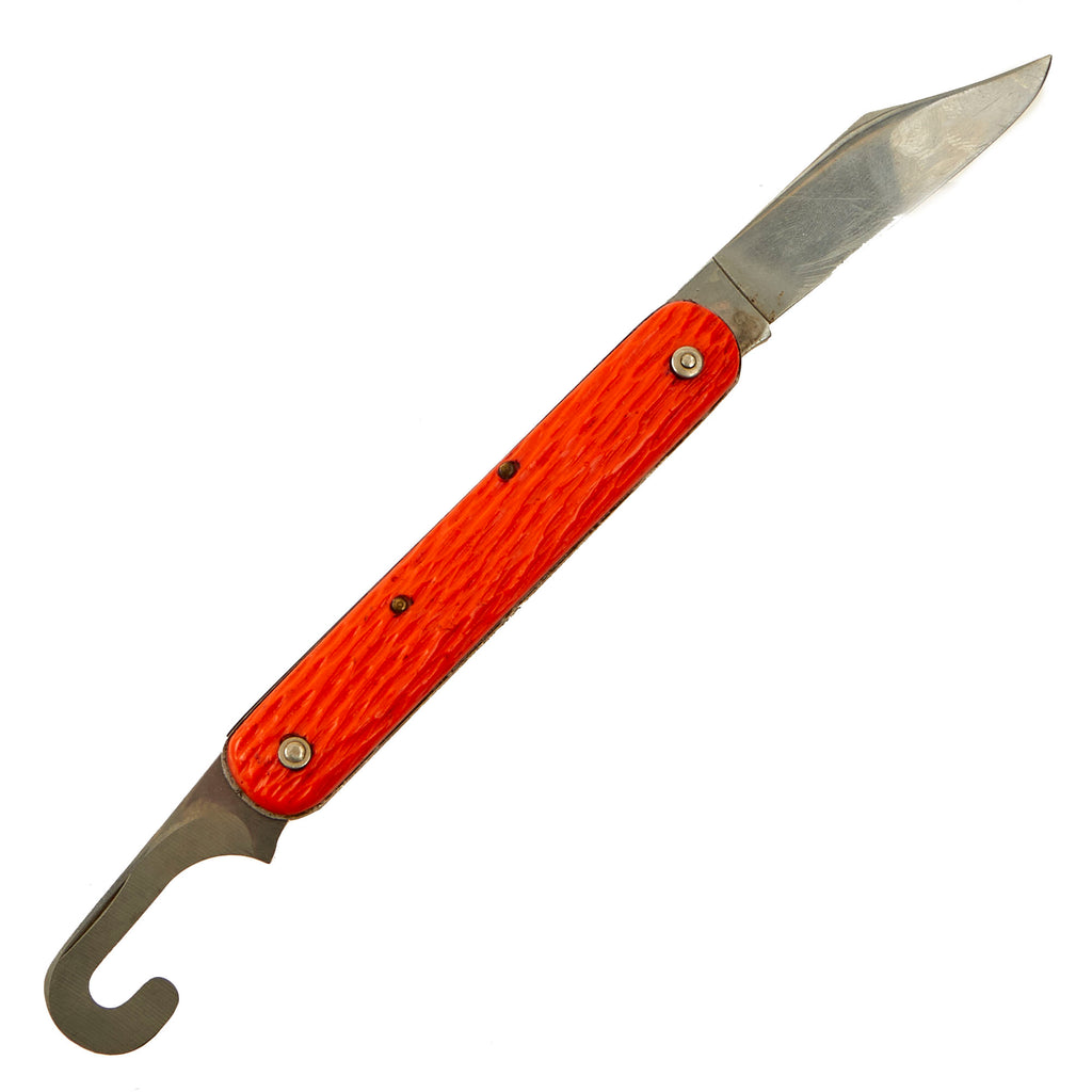 Original U.S. Vietnam War Era Airborne Schrade Paratrooper / Pilot Knife with Cord Cutter Original Items