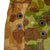 Original U.S. WWII / Korean War USMC Shelter Half WIth 6 Poles - Reversible Camouflage Original Items