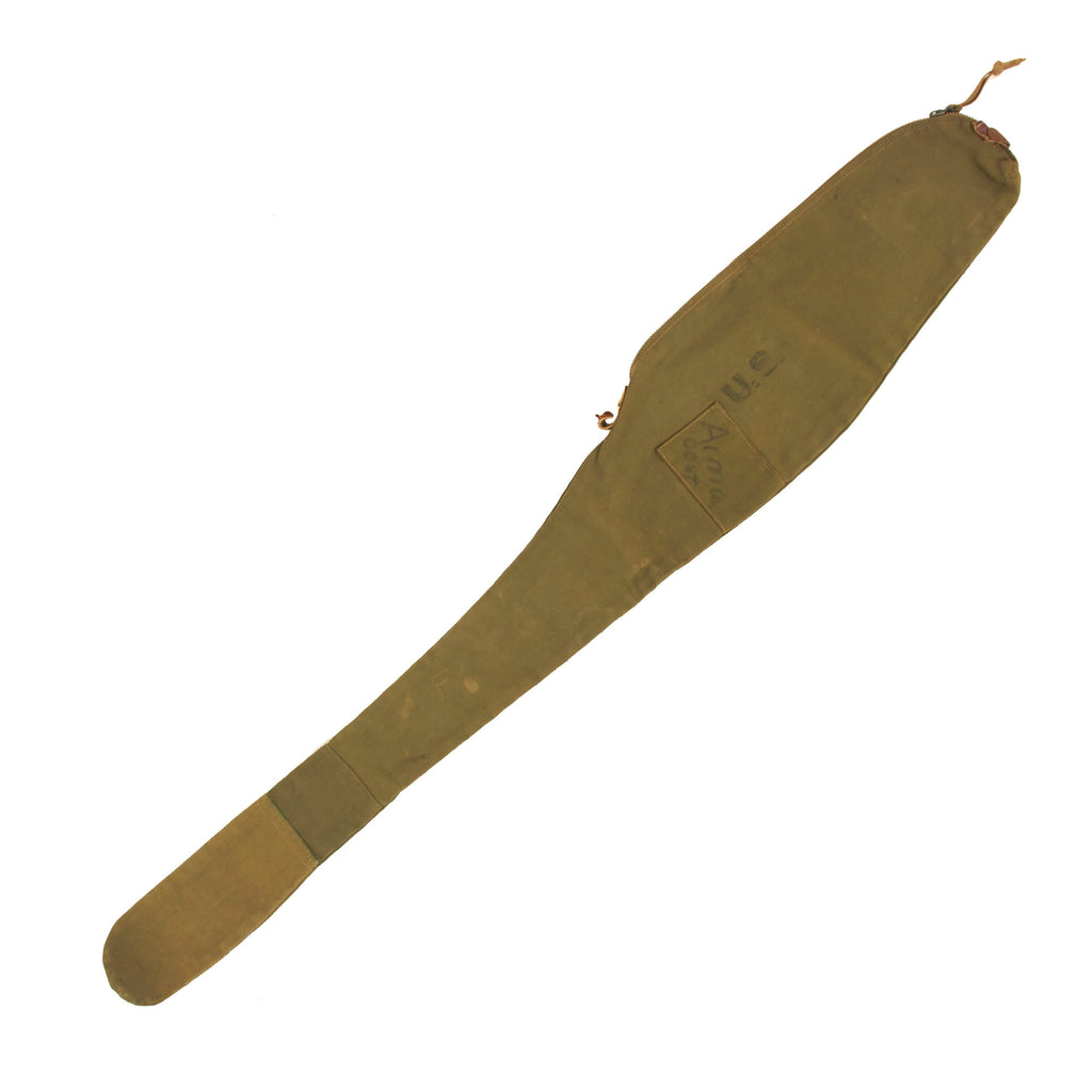 Original U.S. WWII M1 Garand 1944-dated Rifle Canvas Carry Case by R. B. Hanson Mfg. Co. Original Items