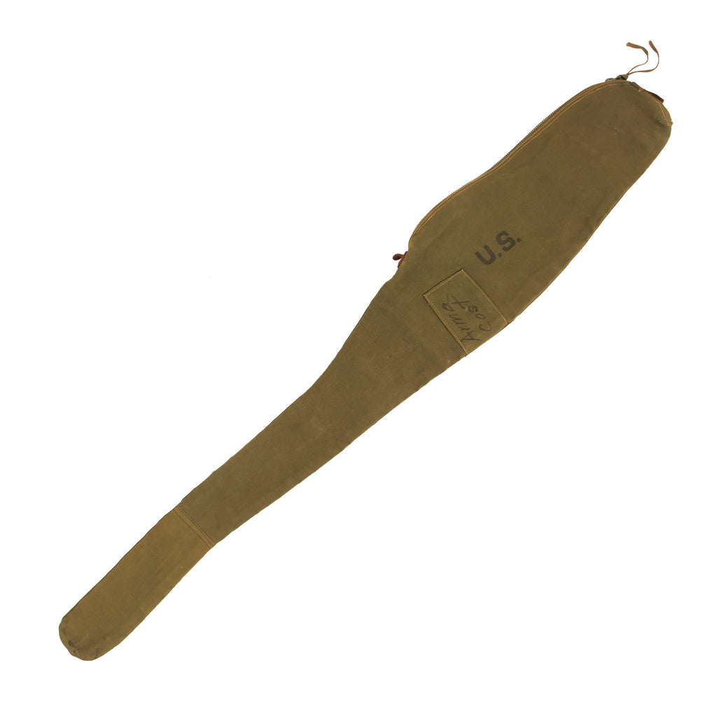 Original U.S. WWII M1 Garand 1944-dated Rifle Canvas Carry Case by M.D. Mfg. Co. Original Items