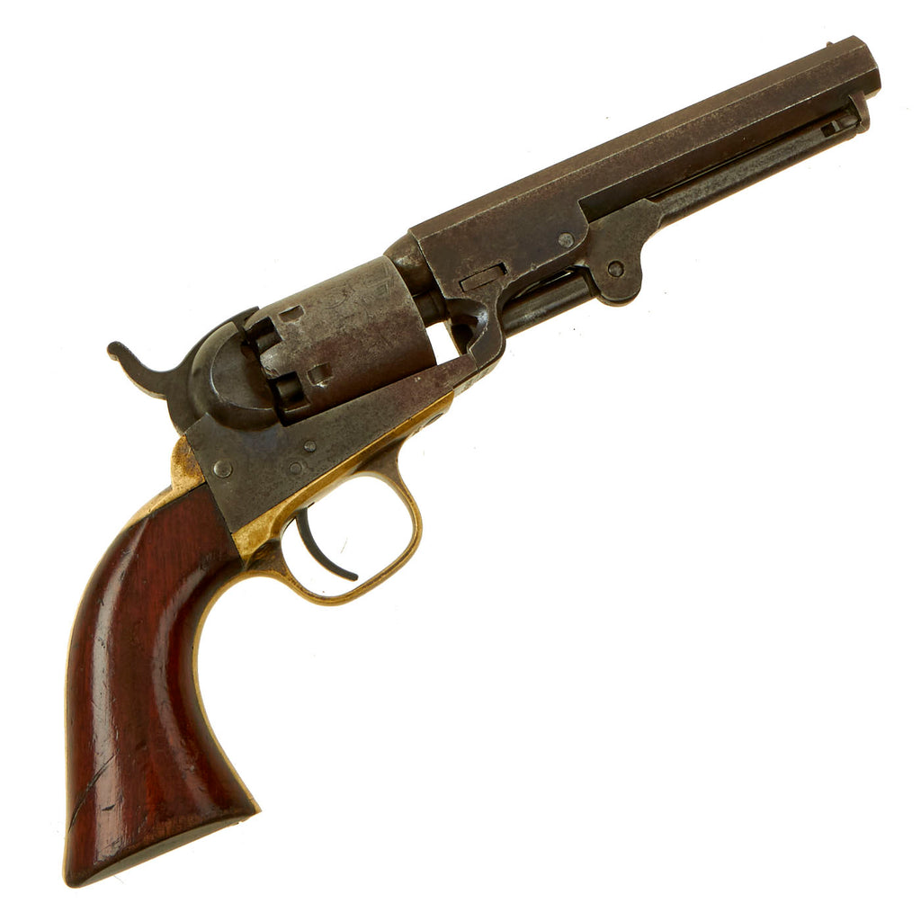 Original U.S. Civil War Colt M1849 Pocket Percussion 5" Barrel Revolver with Cylinder Scene made in 1862 - Matching Serial 209252 Original Items