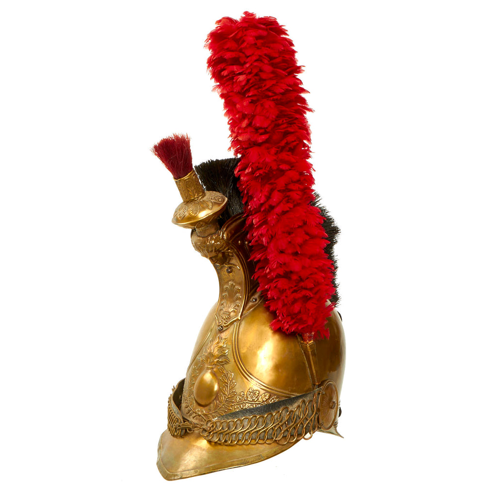 Origins French 2nd Empire Model 1825 Carabinier Brass Helmet Original Items