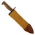 Original U.S. WWI Model 1917 Bolo Knife by Plumb Philadelphia with Canvas Scabbard With Deep Markings - dated 1918 Original Items
