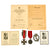 DRAFT Original German WWII Set of 3 Awards with Documents named to Otto Otterbach of Panzergrenadier Regt. 103 Original Items