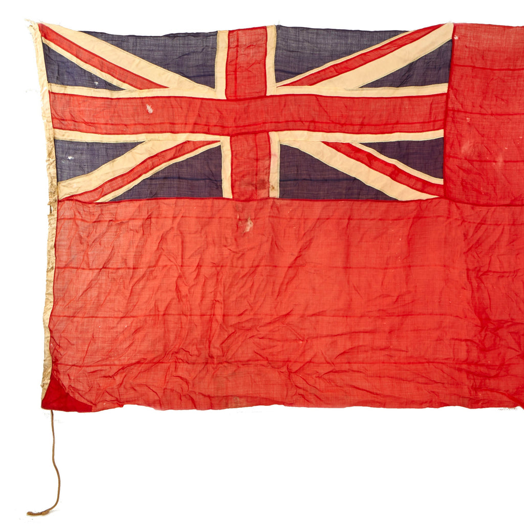 Original British WWII Era Post Union Act British Large Red Ensign Naval Flag - 126” x 52” Original Items