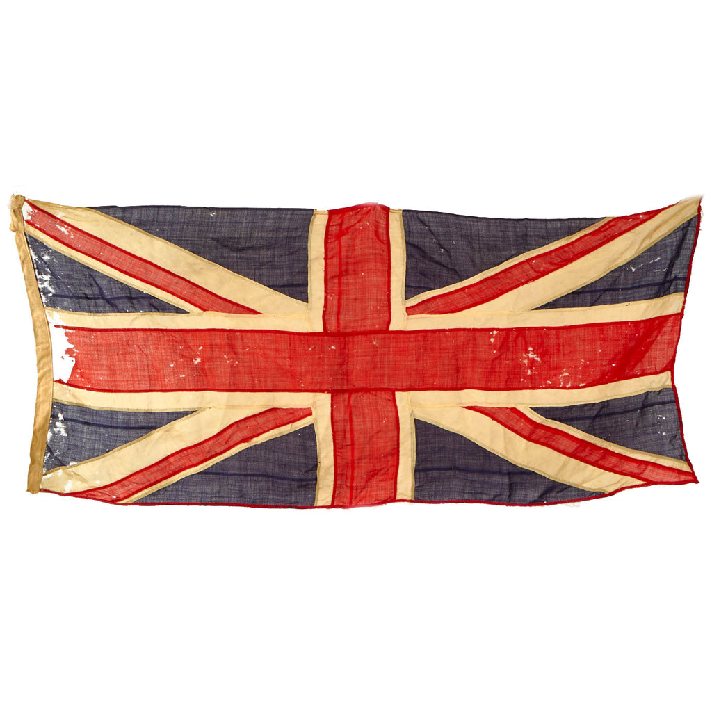 Original British WWII Union Jack Multi-Piece Wool Flag - 56" x 23 ½” Original Items