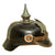 Original Imperial German WWI Prussian EM/NCO Infantry M1915 Pickelhaube Spiked Helmet - Complete Original Items
