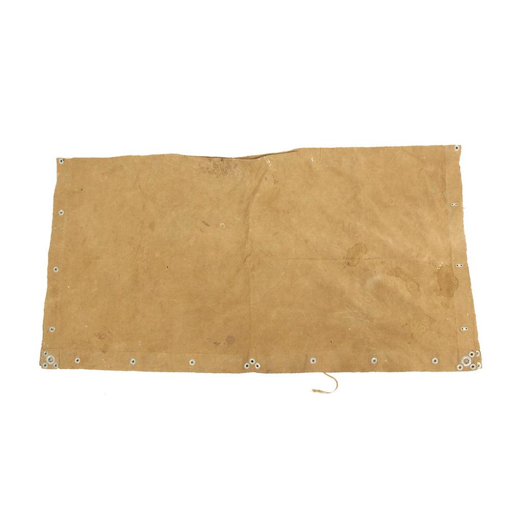 Original Japan WWII Imperial Japanese Army M1941 Shelter Half with Aluminum Grommets Original Items