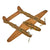 Original U.S. WWII Lockheed P-38 Lightning Trench Art Constructed of Various Cartridges, Bullets and Scrap Brass Original Items
