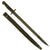 Original British WWI P-1907 Enfield Bayonet by Vickers with No. I Mk. II Scabbard - Dated 1918 Original Items
