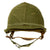 Original U.S. Korean War Era Produced Early Vietnam M1-C Paratrooper Helmet with Olive Drab Cover Original Items