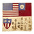 Original U.S. WWII Named Salua Airfield, India 317th Troop Carrier Squadron Leather Blood Chit Belonging To T/sgt John R. Leber - 9 ½” x 10” Original Items