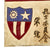 Original U.S. WWII Named Salua Airfield, India 317th Troop Carrier Squadron Leather Blood Chit Belonging To T/sgt John R. Leber - 9 ½” x 10” Original Items